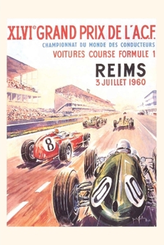 Paperback Vintage Journal Grand Prix in Reims Book