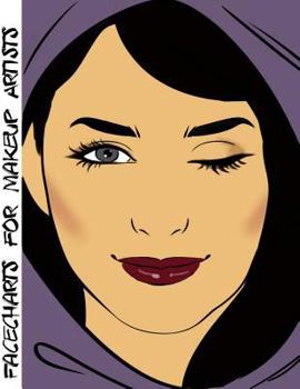 Paperback Facecharts for Makeup Artists: Sasha Book
