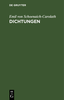 Hardcover Dichtungen [German] Book