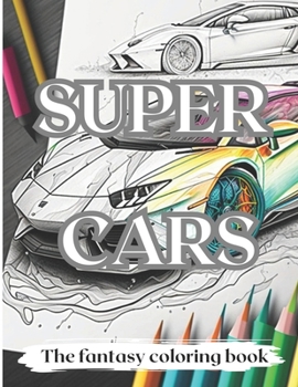 Paperback Supercar coloring book