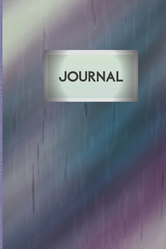 Paperback Journal: Purple Nights Design Cover - 100 Journal Pages with Area for Date Book