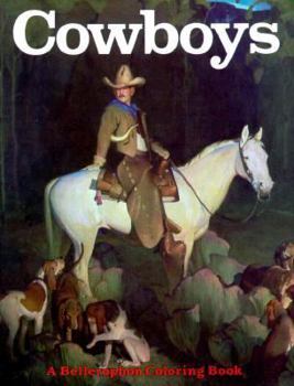 Paperback Cowboys Color Bk Book