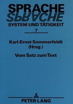 Paperback Vom Satz Zum Text [German] Book