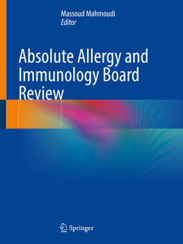 Paperback Absolute Allergy and Immunology Board Review Book