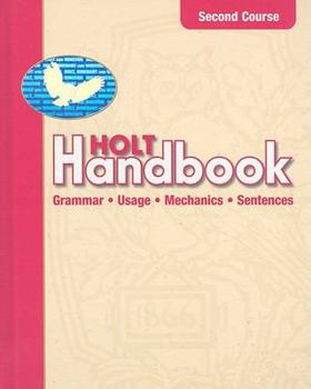 Hardcover Holt Handbook: Student Edition Second Course 2003 Book