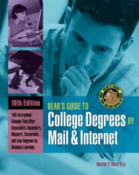Paperback Bears' Guide to College Degrees by Mail and Internet Book