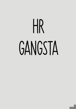 Paperback HR Gangsta: Task Planner Notebook & Lined Journal Book