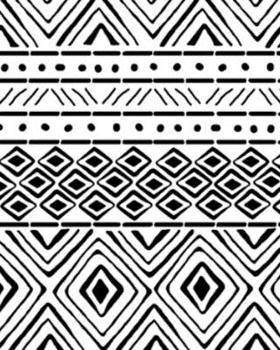 Paperback White Mudcloth Kemetic Writing Journal Book