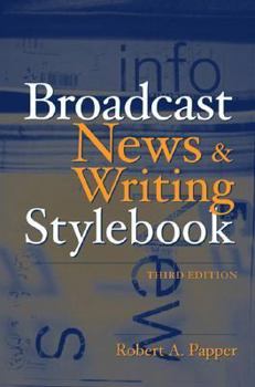Spiral-bound Broadcast News and Writing Stylebook Book
