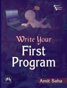 Paperback Write Your First Program Book