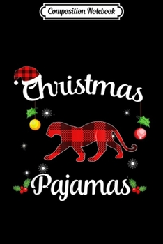 Composition Notebook: Leopard Buffalo Plaid Christmas Pajamas Funny Xmas Gift  Journal/Notebook Blank Lined Ruled 6x9 100 Pages