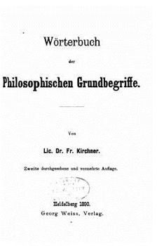 Paperback Wörterbuch der philosophischen Grundbegriffe [German] Book