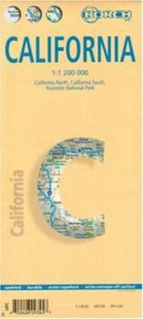 Laminated California Map by Borch (English Edition)