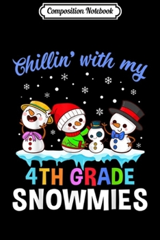 Paperback Composition Notebook: Chillin With My Gnomies Garden Gnome Santa Ugly Christmas Journal/Notebook Blank Lined Ruled 6x9 100 Pages Book