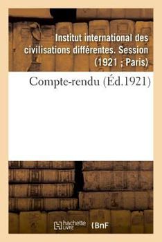 Paperback Compte-Rendu [French] Book