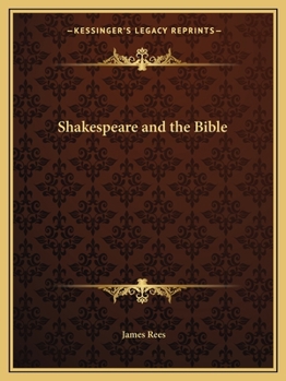 Paperback Shakespeare and the Bible Book