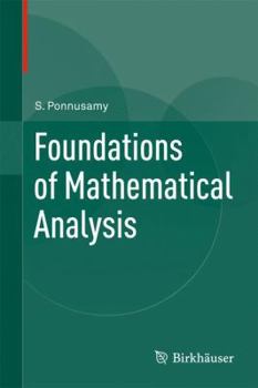 Hardcover Foundations of Mathematical Analysis Book