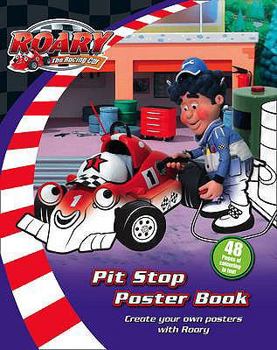 Paperback Pit Stop Poster Book (Roary the Racing Car) Book