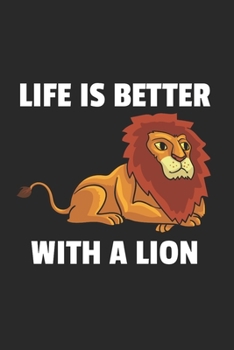 Löwe Notizbuch: Löwe Notizbuch für Liebhaber / Notizheft / Notizblock A5 (6x9in) Dotted Notebook / Punkteraster / 120 gepunktete Seiten (German Edition)