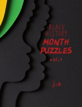 Paperback Black History Month Puzzles Vol. 1 Book