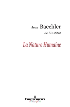 Paperback La nature humaine [French] Book