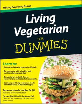 Paperback Living Vegetarian for Dummies Book
