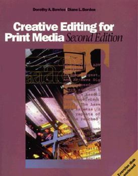 Paperback Creative Editing for Print Media Book