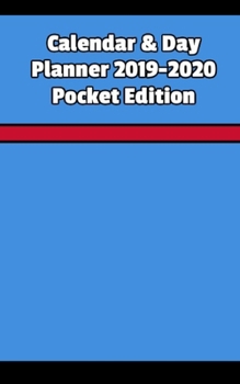 Paperback 2019-2020 Calendar & Day Planner Pocket Edition Book