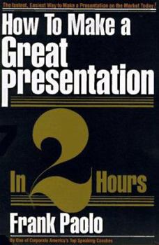 Paperback How to Make a Great Presentation in Two Hours Book