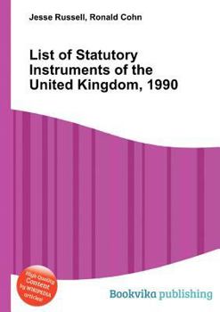 Paperback List of Statutory Instruments of the United Kingdom, 1990 Book