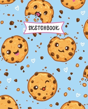 Paperback Sketchbook: Chocolate Cookies Sketch Book for Kids - Practice Drawing and Doodling - Sketching Book for Toddlers & Tweens Book