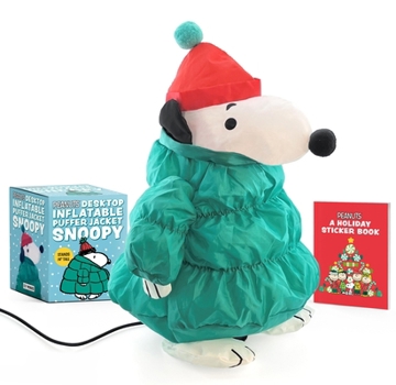 Paperback Peanuts: Desktop Inflatable Puffer Jacket Snoopy (Revised Edition): Stands 14 Tall Book
