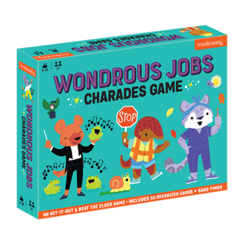 Toy Wondrous Jobs Charades Game Book