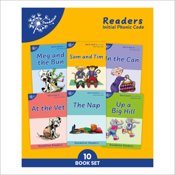 Paperback Phonic Books Dandelion Readers Set 2 Units 1-10 Sam and Tim (Alphabet Code Blending 4 and 5 Sound Words): Decodable Books for Beginner Readers Alphabe Book
