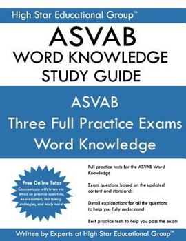 Paperback ASVAB Word Knowledge Study Guide: ASVAB Study Guide Book