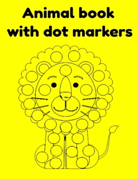 Paperback Animal book with dot markers Book