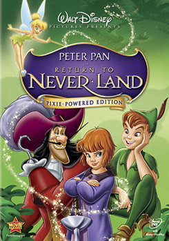 DVD Peter Pan In Return To Never Land Book