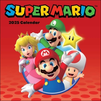 Calendar Super Mario 2025 Wall Calendar Book