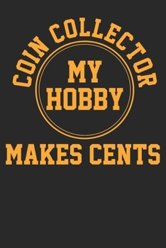 Paperback Notebook: Coin Collector Dot Grid 6x9 120 Pages Book