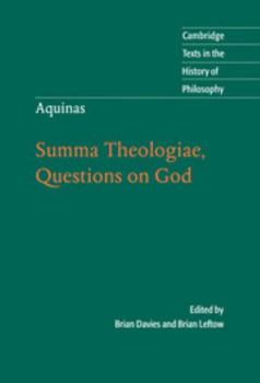 Hardcover Aquinas: Summa Theologiae, Questions on God Book