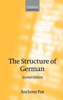 Hardcover The Structure of German Book