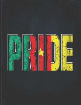 Pride: Cameroon Heritage Gift for Cameroonian Coworker from Yaounde  Undated Planner Daily Weekly Monthly Calendar Organizer Journal