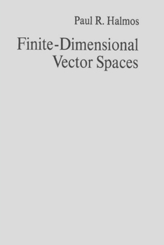 Paperback Finite-Dimensional Vector Spaces Book