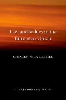 Paperback Law and Values in the European Union Book