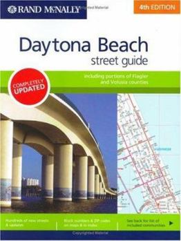 Paperback Rand McNally Daytona Beach Street Guide Book