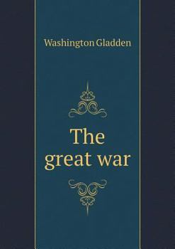 Paperback The great war Book