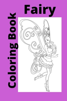 Paperback Fairy Coloring Book: Kids for Ages 4-8 [Large Print] Book