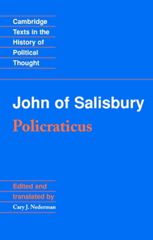 Paperback John of Salisbury: Policraticus Book