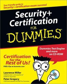 Paperback Security+ Certification for Dummies [With CDROM] Book