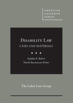 Hardcover Disability Law: Cases and Materials (American Casebook Series) Book